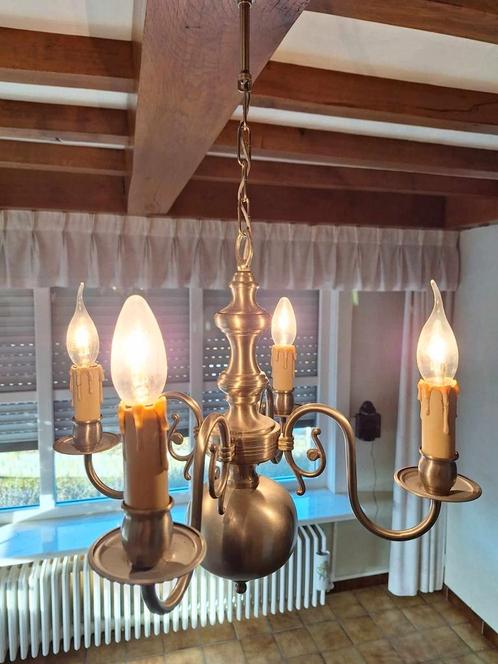 Lustre - lustre - lampe suspendue - éclairage, Antiquités & Art, Antiquités | Éclairage, Enlèvement ou Envoi