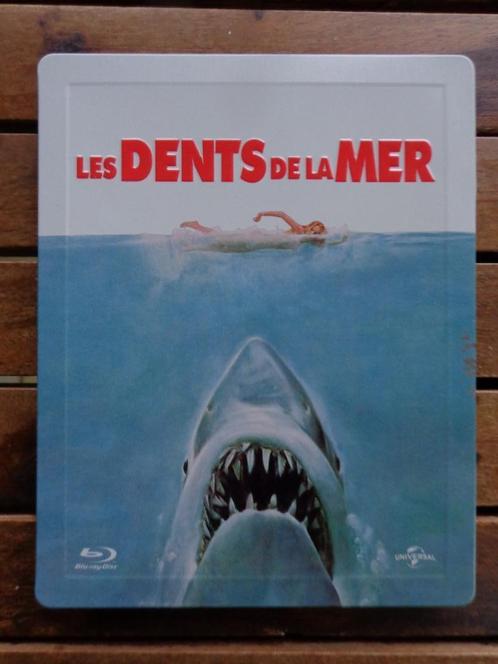 )))  Bluray  Les Dents de la Mer  //  Steelbook   (((, CD & DVD, Blu-ray, Comme neuf, Horreur, Coffret, Enlèvement ou Envoi