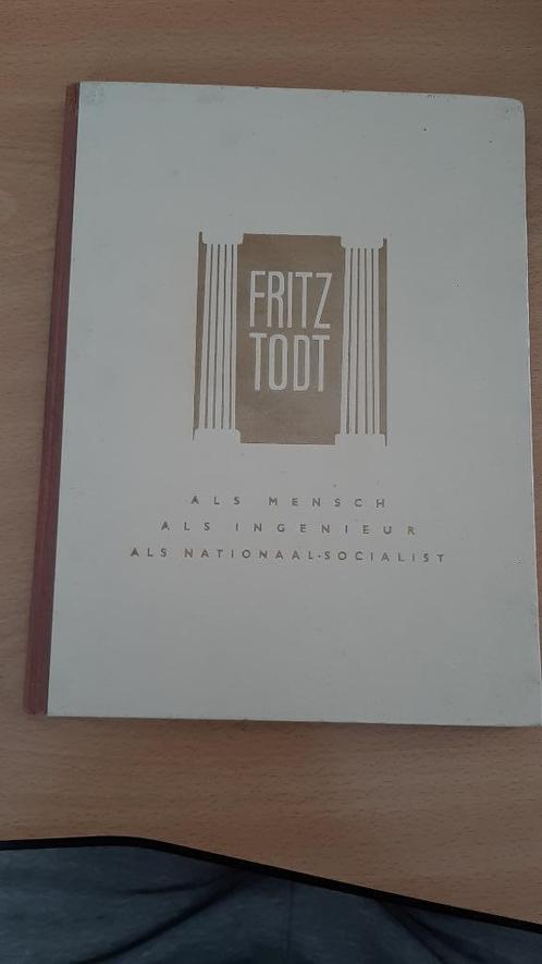 Fritz Todt As Mench, ingénieur, socialiste de l'OTAN (NSB 19, Collections, Objets militaires | Seconde Guerre mondiale, Envoi