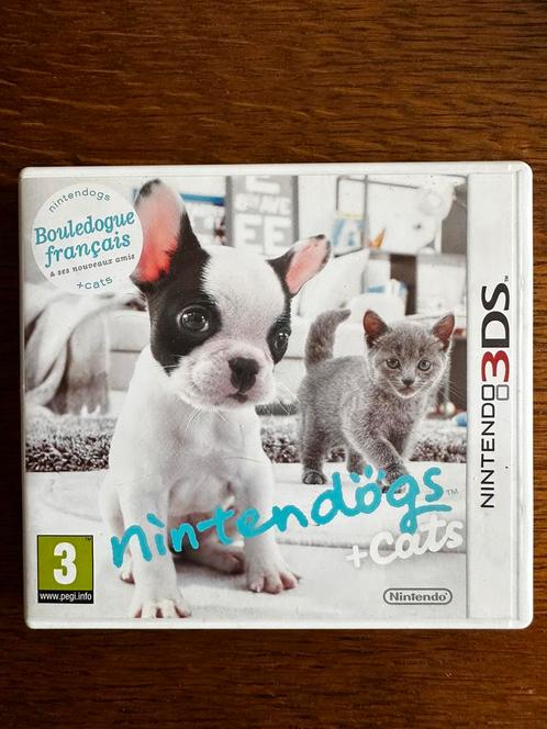 Nintendogs + Cats Bouledogue Français, Consoles de jeu & Jeux vidéo, Jeux | Nintendo 2DS & 3DS, Comme neuf, Autres genres, À partir de 3 ans