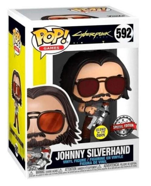 Funko POP Cyberpunk 2077 Johnny S.with Gun Excl. (592), Collections, Jouets miniatures, Neuf, Envoi