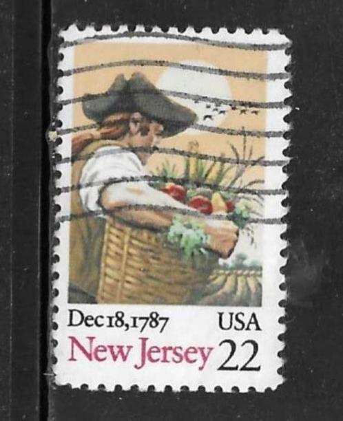 USA - Afgestempeld - Lot nr. 895 - New Jersey 18/12/1787, Postzegels en Munten, Postzegels | Amerika, Gestempeld, Noord-Amerika