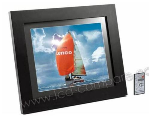 Digitale fotokader Lenco DF-1320 13inch, Audio, Tv en Foto, Foto | Digitale fotokaders, Gebruikt, 12 inch of groter, Afstandsbediening
