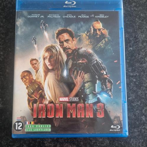 Iron Man 3 NL FR bleu, CD & DVD, Blu-ray, Comme neuf, Science-Fiction et Fantasy, Enlèvement ou Envoi