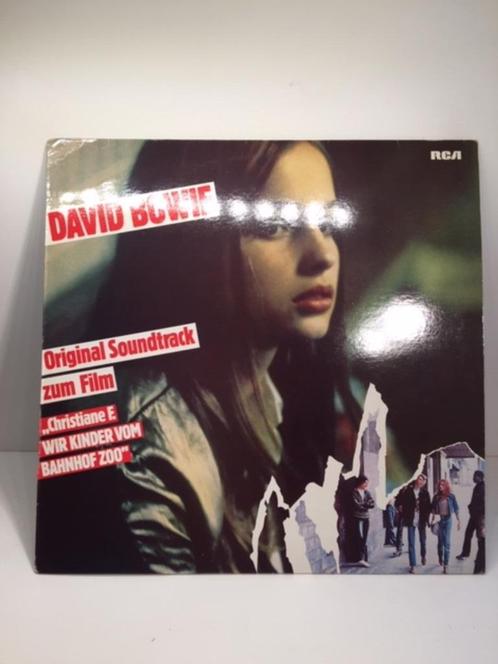 LP - David Bowie - Christiane F. Wir Kinder (bande originale, CD & DVD, Vinyles | Rock, Comme neuf, Chanteur-compositeur, 12 pouces