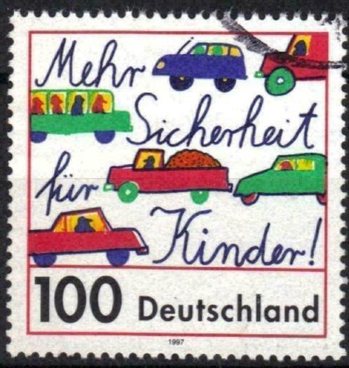 Duitsland 1997 - Yvert 1786 - Veiligheid voor Kinderen (ST), Timbres & Monnaies, Timbres | Europe | Allemagne, Affranchi, Envoi