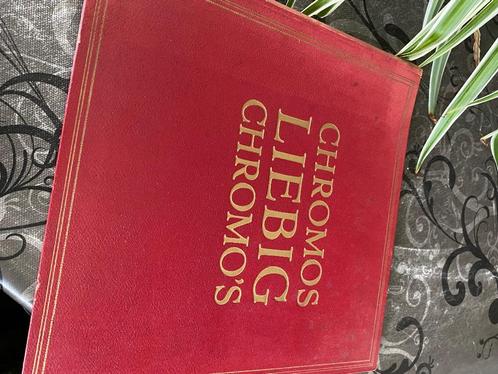 Chromos Liebig boek met 90 kaarten, Collections, Photos & Gravures, Comme neuf, Gravure, Autres sujets/thèmes, Enlèvement