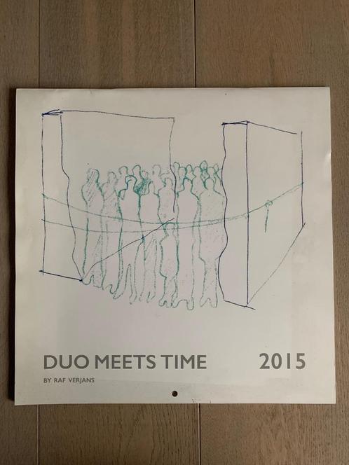 RAF VERJANS - Duo Meets Time * kalender 2015* Tongeren NIEUW, Antiek en Kunst, Kunst | Tekeningen en Fotografie, Ophalen of Verzenden