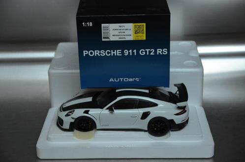 1/18 Porsche 911 991.2 GT2 RS (78171) Autoart, Hobby & Loisirs créatifs, Voitures miniatures | 1:18, Neuf, Voiture, Autoart, Enlèvement ou Envoi