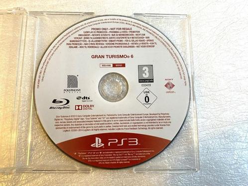 Gran Turismo 6 disque PROMO, Consoles de jeu & Jeux vidéo, Jeux | Sony PlayStation 3, Comme neuf, Course et Pilotage, 2 joueurs