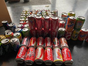 120 lege verschillende drankblikjes >20 jaar