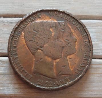 Belgium 1853 Medaille ‘Huwelijk Hertog Van Brabant’ Mor.M3a