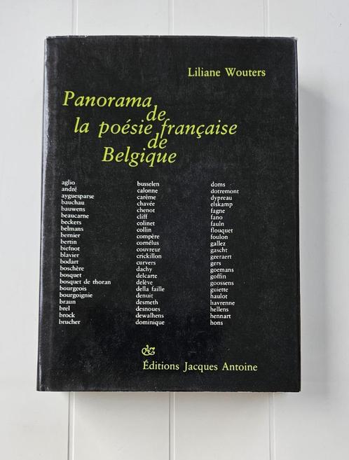 Panorama de la poésie française de Belgique, Livres, Poèmes & Poésie, Utilisé, Enlèvement ou Envoi