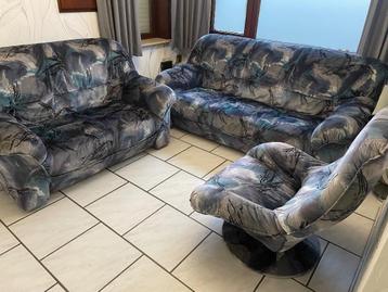 3-delige stoffen salon