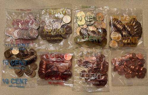 Portugal : 2002 : Sacs à monnaie originaux : 1c -> 2€ - 8 sa, Timbres & Monnaies, Monnaies | Europe | Monnaies euro, Série, Autres valeurs