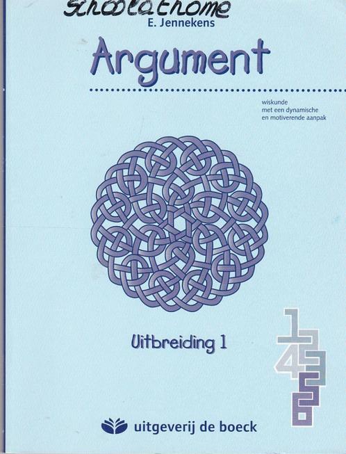 Argument 5 - 6. Uitbreiding 1., Livres, Livres scolaires, Utilisé, Mathématiques B, Secondaire, Enlèvement ou Envoi