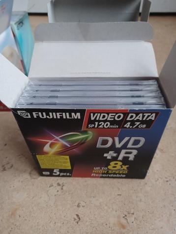 Pakket van 7 DVD-R van Fujifilm NIEUW