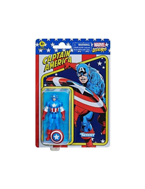 Marvel Captain America retro figure 9,5cm, Collections, Jouets miniatures, Neuf, Envoi