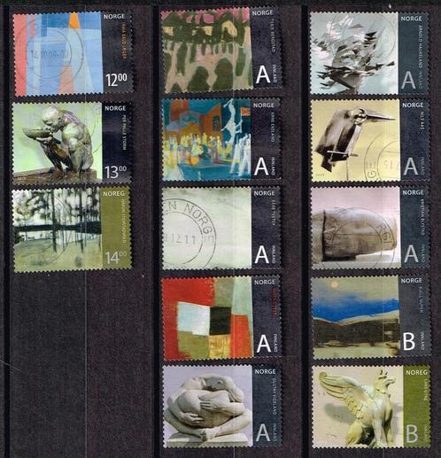 Postzegels uit Noorwegen - K 3811 - kunst, Postzegels en Munten, Postzegels | Europa | Scandinavië, Gestempeld, Noorwegen, Ophalen of Verzenden