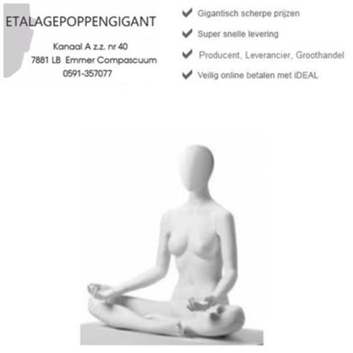 Etalagepoppen/Mannequins Nieuw in Yoga/Pilatus Houding EPG, Sports & Fitness, Yoga & Pilates, Neuf, Autre, Enlèvement ou Envoi