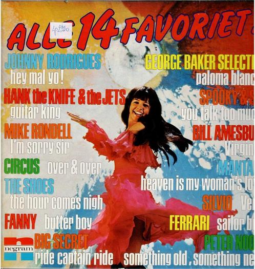 Vinyl, LP   /   Alle 14 Favoriet!, CD & DVD, Vinyles | Autres Vinyles, Autres formats, Enlèvement ou Envoi