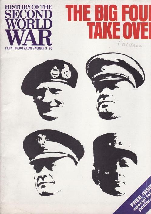 The Big Four Take Over  Purnell & Sons Ltd 1968, Livres, Guerre & Militaire, Utilisé, Général, Deuxième Guerre mondiale, Enlèvement ou Envoi