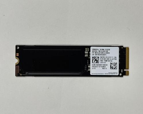 NVMe M.2 SSD SAMSUNG 512 Gb., Informatique & Logiciels, Disques durs, Comme neuf, Enlèvement ou Envoi