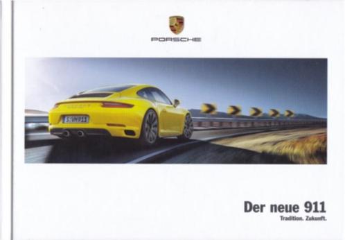 Brochure Porsche 911 10-2015 DUITSLAND, Livres, Autos | Brochures & Magazines, Neuf, Porsche, Enlèvement ou Envoi
