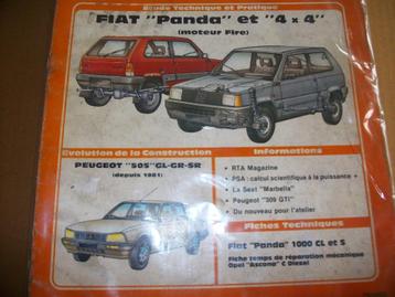 revue technique fiat panda 750/1000 de 1986-1987
