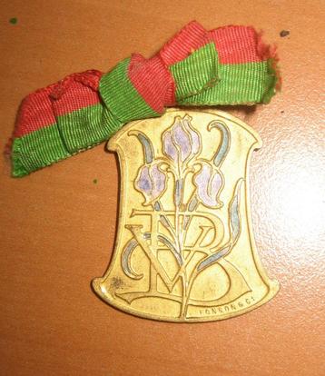 anc médaille art nouveau, 1910, REVUE DES EC. COMMUNALES