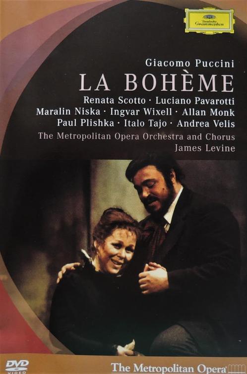 La Bohème/Puccini - Metropolitan/ Scotto/ Pavarotti / Levine, CD & DVD, DVD | Musique & Concerts, Comme neuf, Musique et Concerts