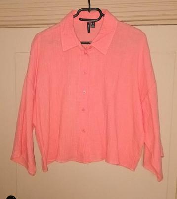 Chemise femme oversize neuve corail taille M Blouse 