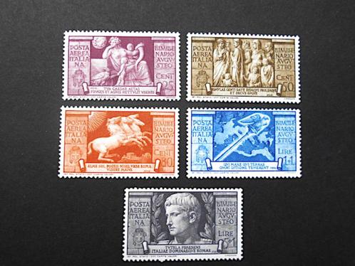 Italie : Luchtpostzegels Yv 102/6 Keizer Augustus (1937), Postzegels en Munten, Postzegels | Europa | Italië, Ophalen of Verzenden
