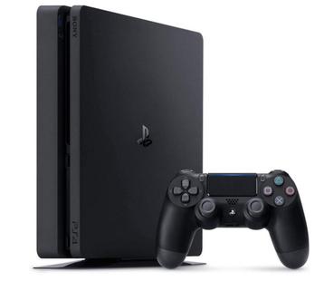 playstation 4 console + controller