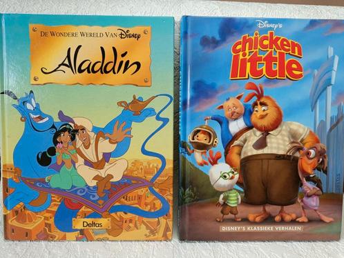 2 Disney kinderboeken, Aladdin en Chicken Little, Boeken, Kinderboeken | Kleuters, Zo goed als nieuw, Ophalen of Verzenden