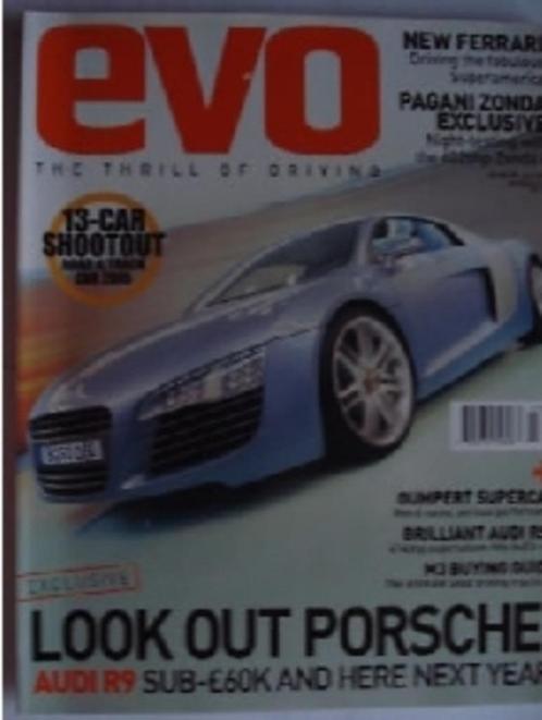 EVO 81 Audi R9/RS4/Pagani Sunday/Gumpert/Superamerica, Livres, Autos | Brochures & Magazines, Comme neuf, Général, Envoi