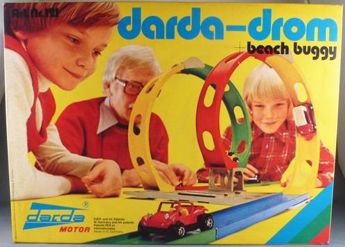 Set DARDA motor BEACH BUGGY DROME compleet, Kinderen en Baby's, Speelgoed | Racebanen, Gebruikt, Racebaan, Opwindmechanisme, Overige merken