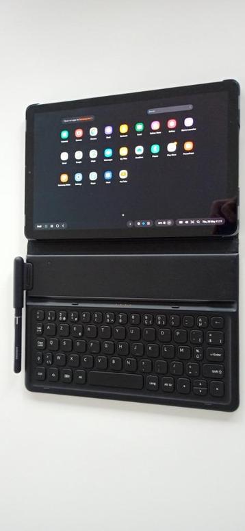 Samsung Galaxy Tab S4 + Toetsenbord + pen (nieuwsstaat)