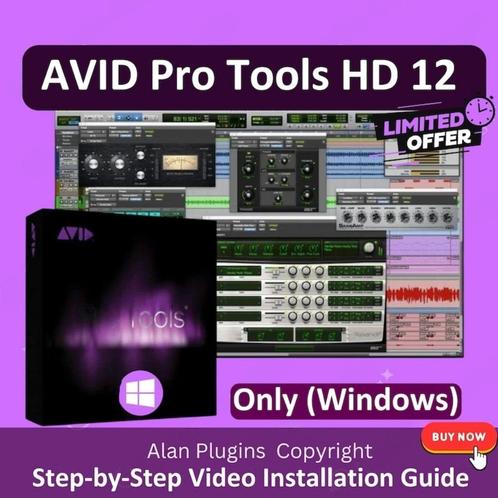 Logiciel de production musicale Avid Pro Tools Hd 12 pour Wi, Informatique & Logiciels, Logiciel Audio, Neuf, MacOS, Windows, Enlèvement ou Envoi