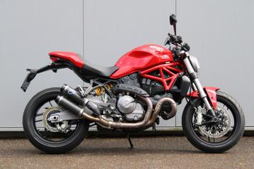 Ducati Monster 821 avec échappement Termignoni et seulement 