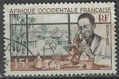 Frans-Occidentaal-Afrika 1953 - Yvert 48 - Sociaal werk (ST), Timbres & Monnaies, Timbres | Afrique, Affranchi, Autres pays, Envoi
