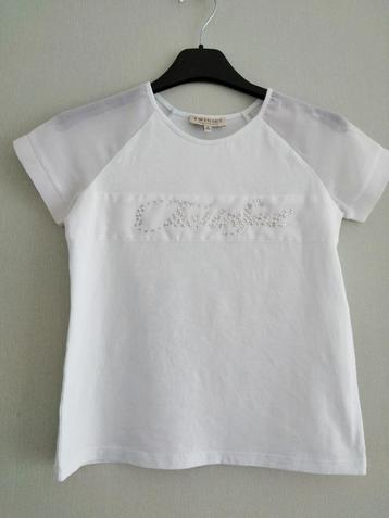 mooie witte t-shirt  Twinset  maat 10 jaar