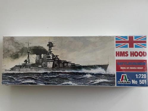 Navire WW2 Italeri 501 1/700 : Croiseur de bataille HMS Hood, Hobby & Loisirs créatifs, Modélisme | Bateaux & Navires, Neuf, 1:200 ou moins