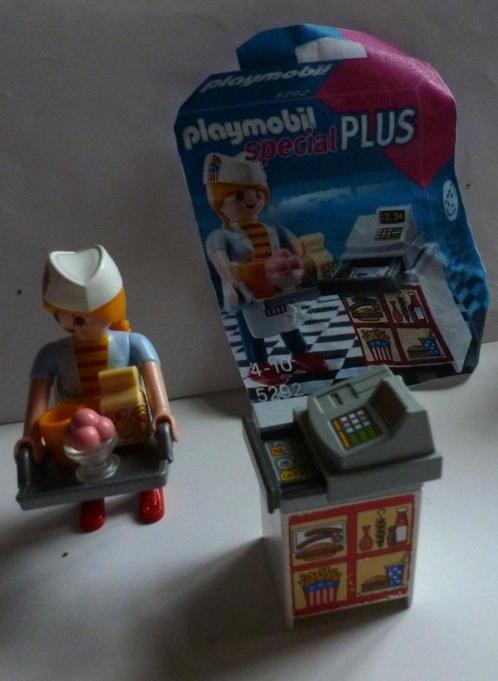 Playmobil bediening snackbar 5292, Kinderen en Baby's, Speelgoed | Playmobil, Zo goed als nieuw, Complete set, Ophalen of Verzenden