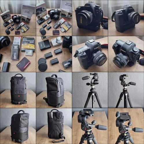 Lot Canon - 5D Mark II + EF 50 mm F/1.4 + WFT-E4 II B + Sac, TV, Hi-fi & Vidéo, Appareils photo numériques, Utilisé, Reflex miroir