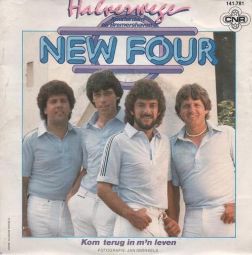 45t New Four - Halverwege, CD & DVD, Vinyles | Néerlandophone, Utilisé, Autres genres, Autres formats, Enlèvement ou Envoi