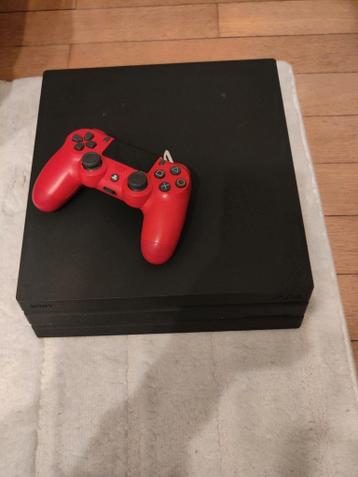 1 ps4 pro + 1 manette rouge