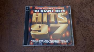 CD - 40 Giant Hits 97 - 2 CD double value - €1.00