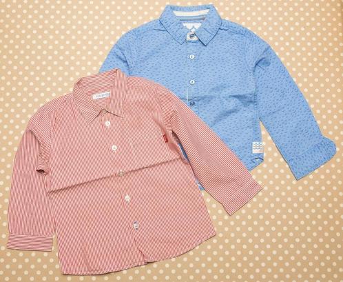 2 jongens hemdjes Filou&Friends - CKS, maat 104/4 jaar, Kinderen en Baby's, Kinderkleding | Maat 104, Gebruikt, Jongen, Overhemd of Blouse