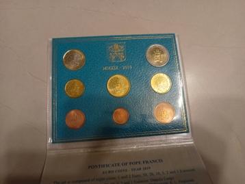 Pièces en euros 2019 de la FDC Vatican